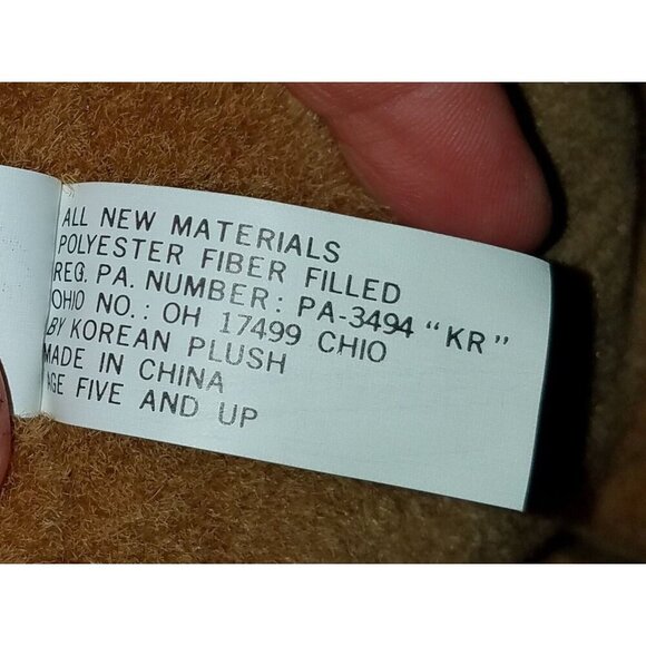 Creations By Kellytoy Brown Puppy Dog Plush 10" Stuffed Animal Toy Brown Bow - Picture 8 of 9